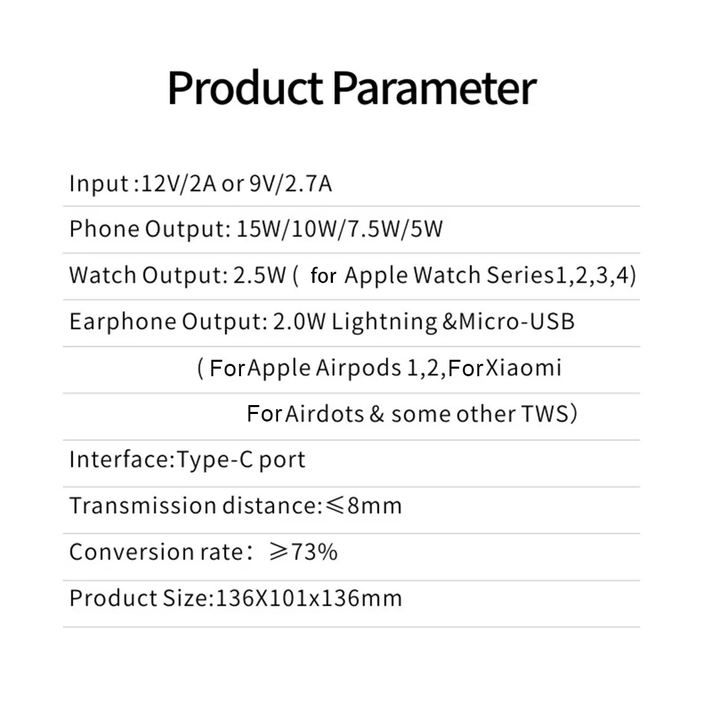 Новинка 15 Вт 3 в 1 быстрая зарядка беспроводной зарядное устройство для iPhone XS/XS Max/XR для iWatch серии 4 для AirPods