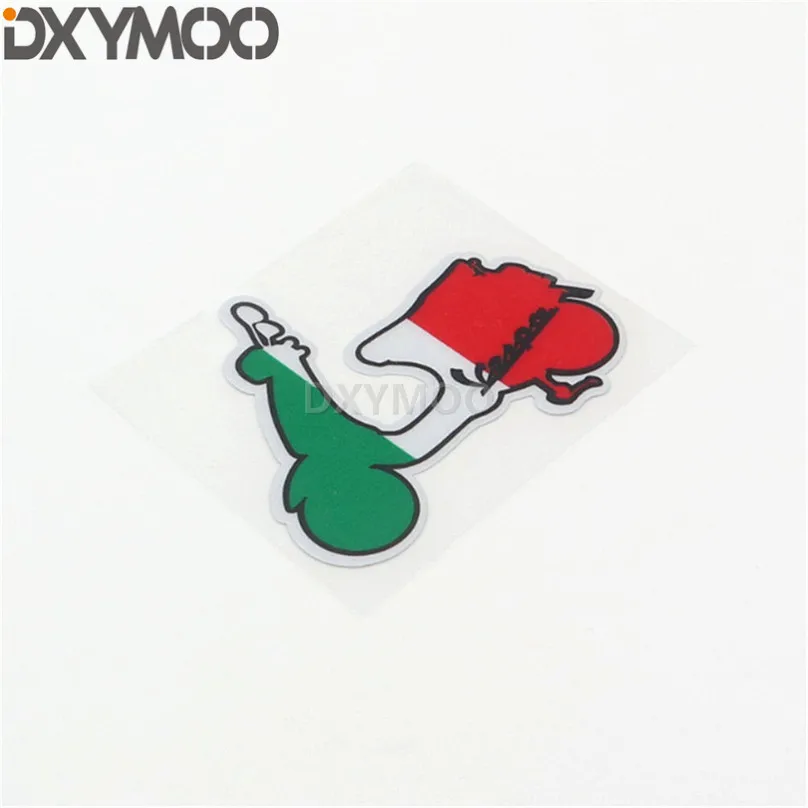 

2x Car Styling Vinyl Decal Motorcycle Bike Helmet Decorate Creative Sticker Decal for Italy Scooter GTS250 Vespa