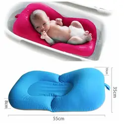 Baby Shower Портативный воздушной подушке кровать младенцев детская ванночка Pad Нескользящие коврик для ванной новорожденных безопасности для