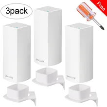 Настенный держатель для Linksys Velop Tri-band весь дом WiFi сеточная система, WiFi маршрутизатор настенная Подставка Кронштейн с отверткой, белый