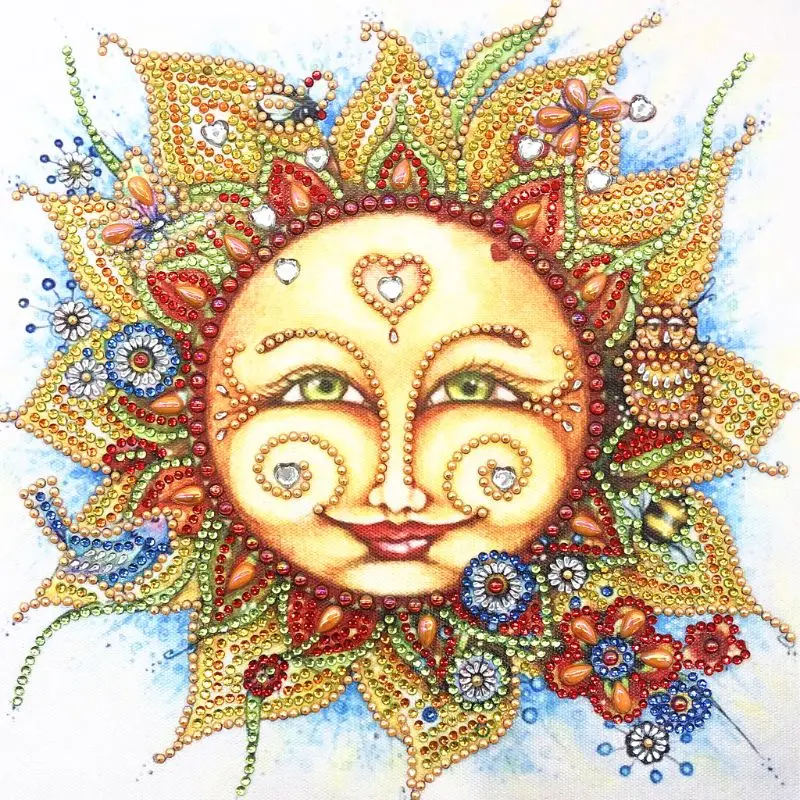 

Sun 5D Special Shaped Diamond Painting Embroidery Needlework Rhinestone Crystal Cross Craft Stitch Kit DIY