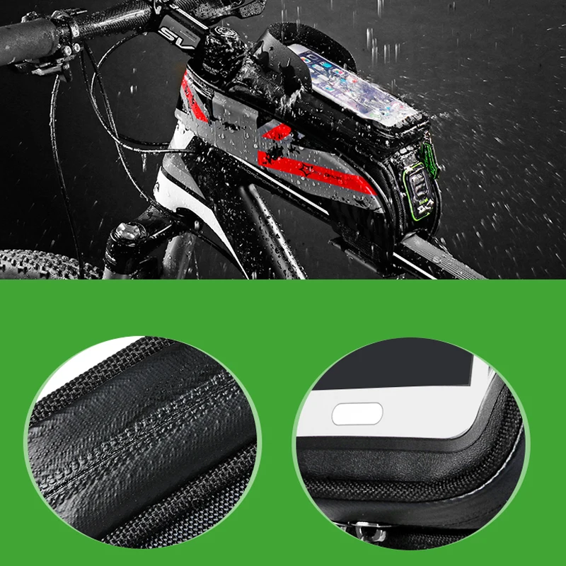 Портативные дорожные велосипедные сумки MTB 5 8/6 0 дюйма непромокаемые с сенсорным