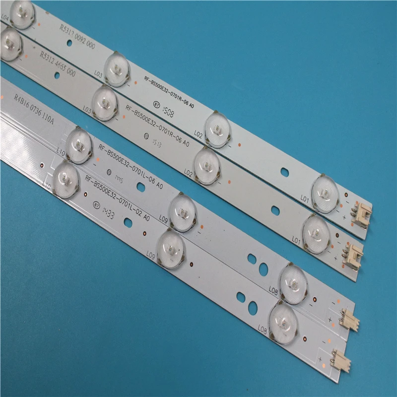 1 Ʈ = 10PCS LED Ʈ TCL D50A710 L50F2850A RF-BS500E32-0701L RF-BS500E32-0701R-02 A0