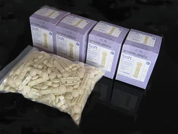 

200 pcs 21G/23G/26G/28G disposable sterile lancet needle for blood collection cupping massage use lancing device