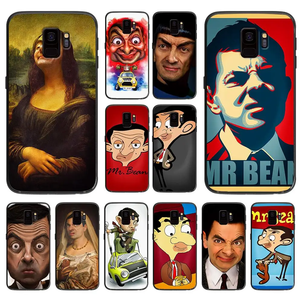 Забавный и милый мягкий чехол для телефона mr Bean Samsung Galaxy S6 S7 S8 S9 S10e Plus Note 8 9 |