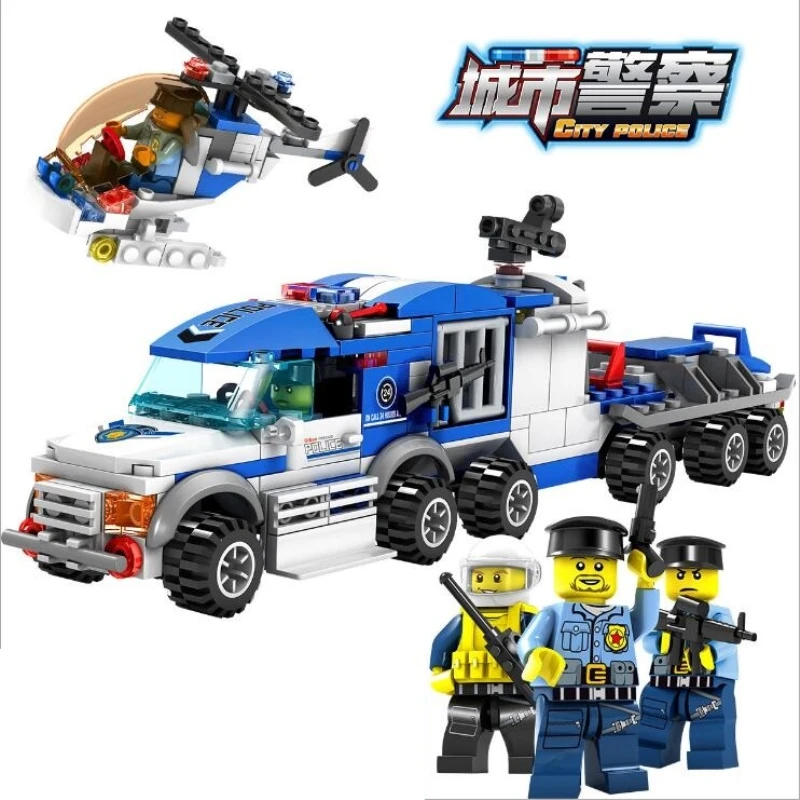 

367Pcs Kids Toys City Police Blocks Bricks Educational Toys Children Gift Christmas Legoings