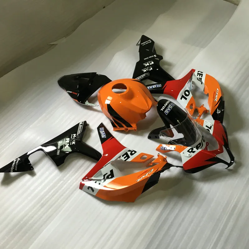 Комплект обтекателей для мотоцикла HONDA CBR600RR F5 07 08 CBR600 RR CBR 600RR 2007 2008 белый и черный