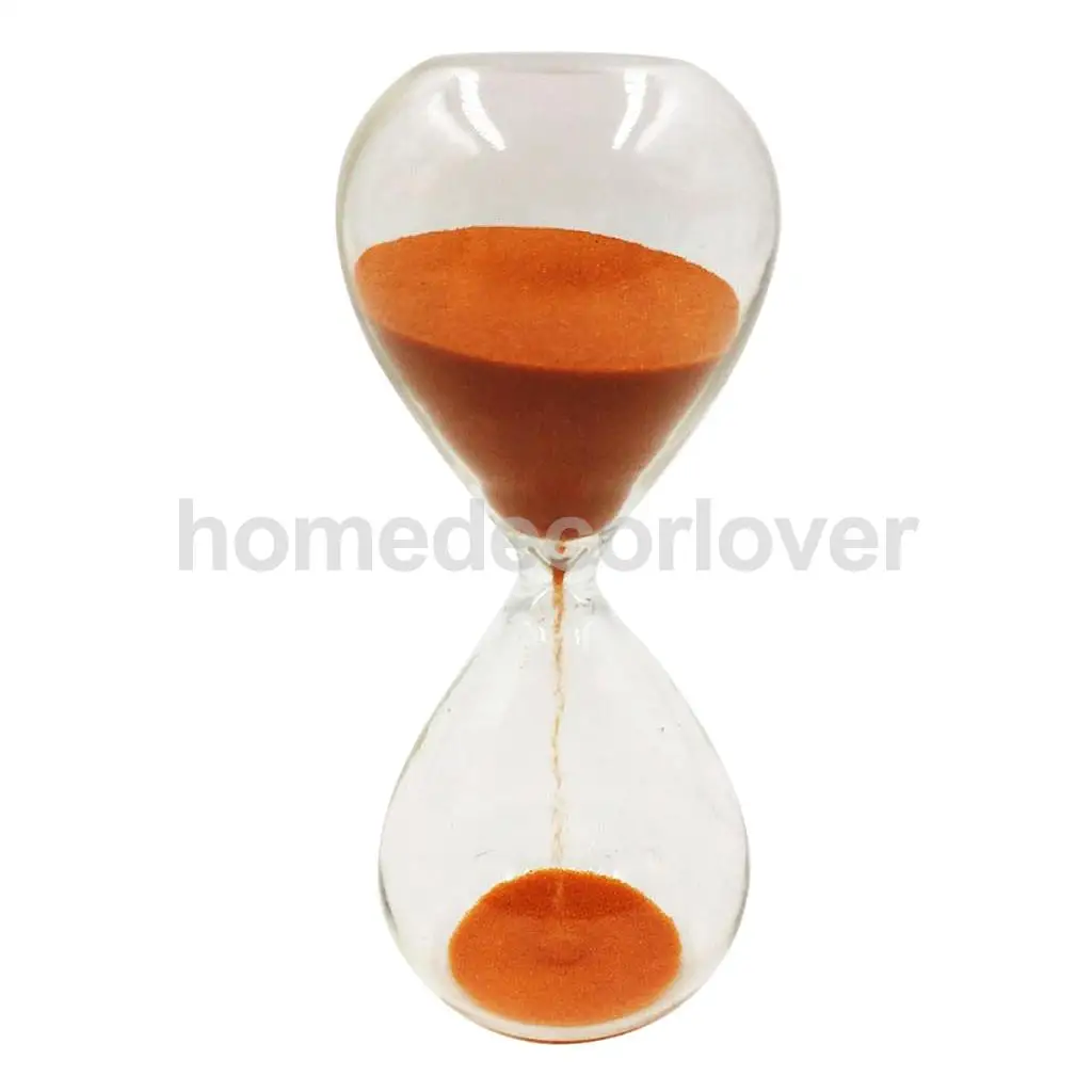 15 Minutes Sandglass Hourglass Sand Clock Timers Desktop Clock 7 Colors to Choose