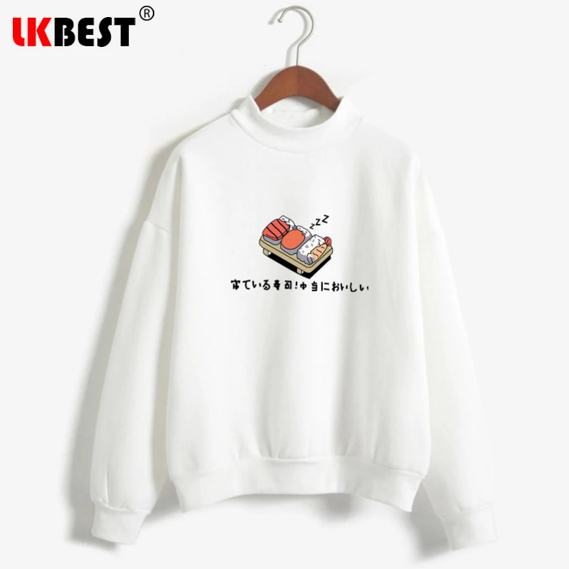 

LKBEST 2019 Women Cotton Hoodies Fashion Printing Long Sleeve Sweatshirt Casual Clothing print Sweatshirts women's Pullovers L05