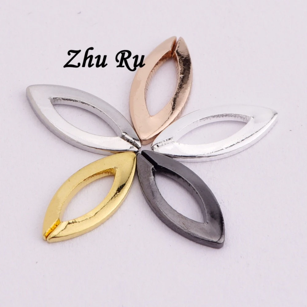 ZHU RU de contorno de ojos ovalados, conectores espia de forma de ventana, para fabricación de joyas y pendientes, 13x5,6mm, 20 unids/lote|lot lot|eye connectorconnector for - AliExpress