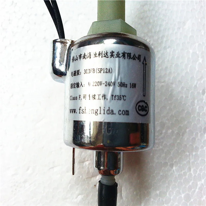 

Small heater electromagnetic pump electromagnetic pump water heater models 30DCB (SP-12A) power AC220-240V- 50HZ 16W