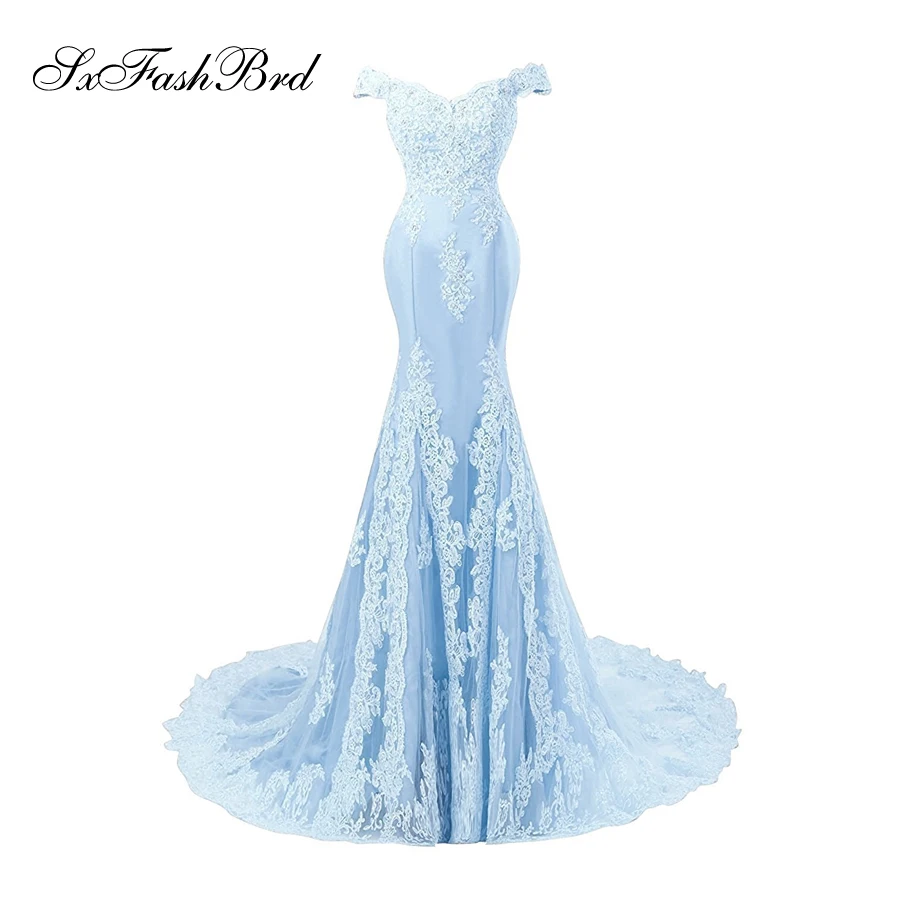 Vestido de festa с лифом с сердечками и короткими рукавами Русалка длинное официальное вечернее платье в пол старые ночные платья