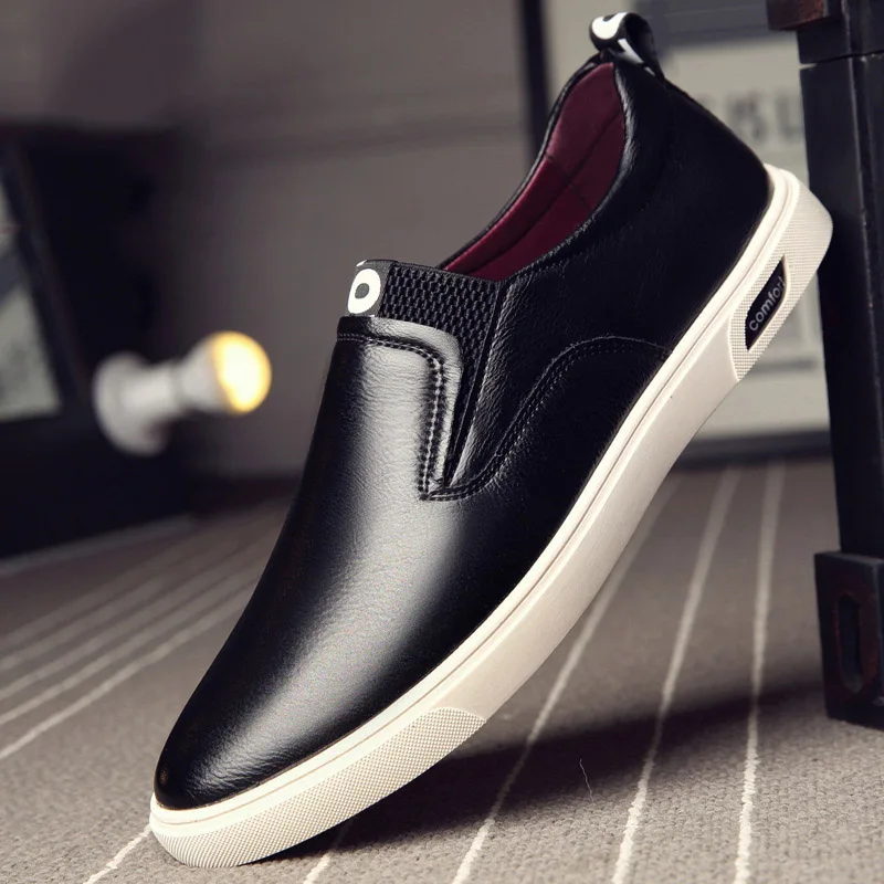 2019 zapatos deportivos de marca famosa de moda para versión coreana Juvenil de la tendencia la cabeza redonda de Fibra salvaje zapatos casuales zapatos de hombres - AliExpress Calzado