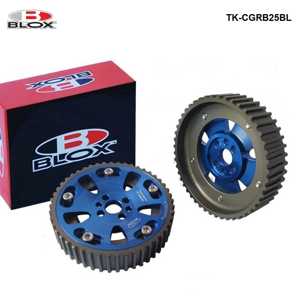 

For Nissan Skyline GTR RB20DET RB25DET RB26DET 89-02 Adjustable Cam Gear Sprocket Alloy Timing Gear Blue Blox TK-CGRB25BL