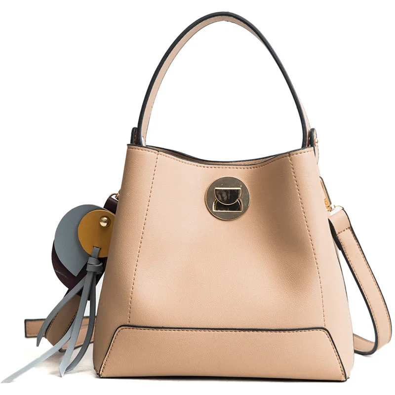 

Brand design women shoulder bag capacity Chain bucket Handbags Quality PU leather Women's Totes Shopping Bag bolsa feminin