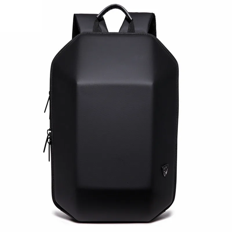 OZUKO мужской рюкзак Водонепроницаемый Жесткий корпус Противоугонный рюкзак дорожная сумка черный креативный инопланетянин Повседневный ноутбук подростковый школьный мальчик - Цвет: black