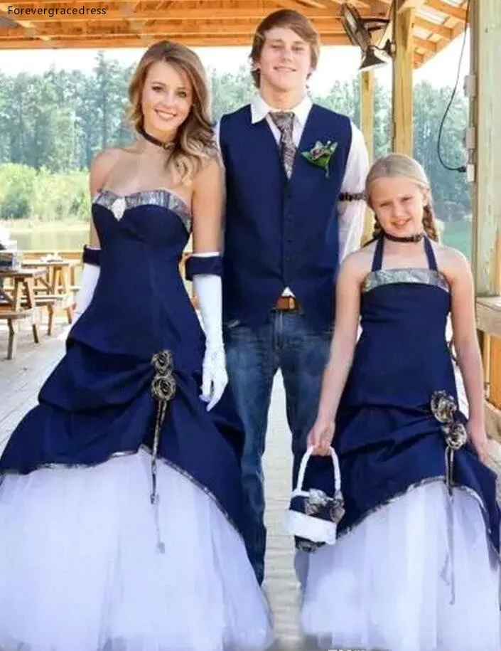 2018 New Cowboy Camo Wedding Dresses Sweetheart Pleats Corset Back A Line Floor Length Vintage Garden Country Bridal Gowns BC0188 162 (7)