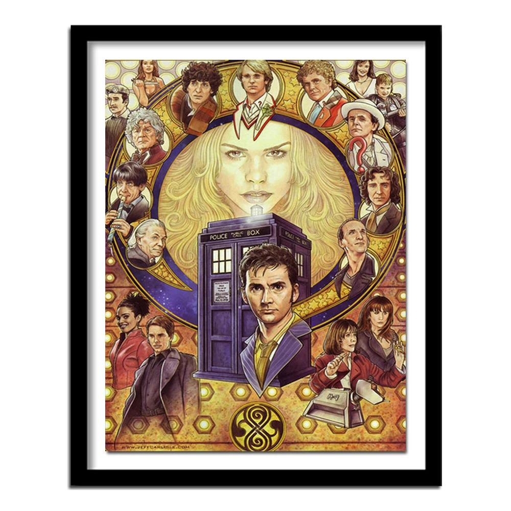 

New slae Diamond Embroidery 5D DIY Diamond Painting Doctor Who Movie Diamond Painting 3d Cross Stitch Rhinestone painting