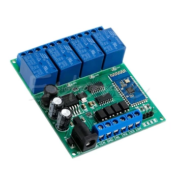 

DC 5V 9 12V 24V 4-Channel Bluetooth Relay Module Wireless Remote Control Switch