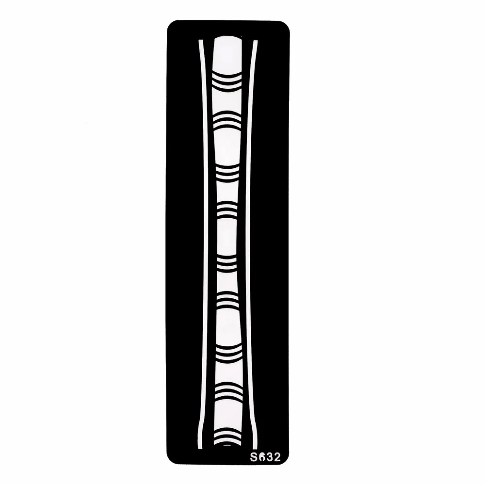 6 Pieces Small Bracelet Design Henna Tattoo Stencil Colored Drawing Rope Pattern Women Men Body Paint Art Tattoo Stencil S600#06 (1 (3)
