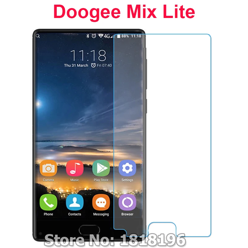 2 шт., стеклянный Чехол Для DOOGEE Mix Lite, закаленное стекло DOOGEE Mix 2, защита экрана смартфона, стекло Для DOOGEE Mix Lite, защитная пленка - Цвет: For DOOGEE Mix Lite