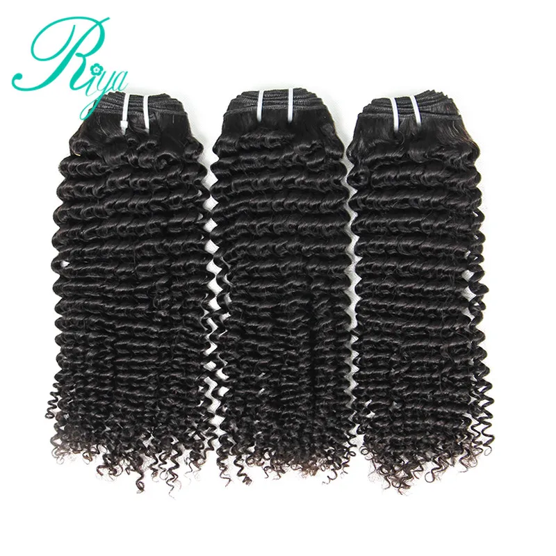 kinky curly human hair bundles with 4X4 silk base closure (4)