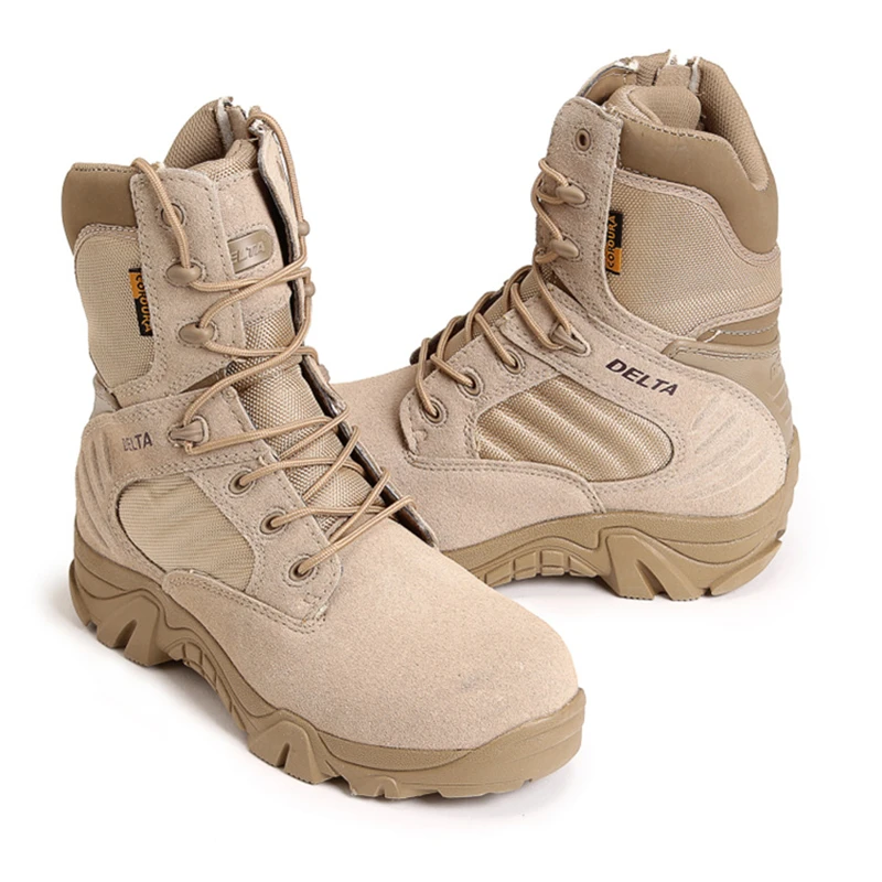 Уличные спортивные тактические военные ботинки для кемпинга, пеших прогулок, Мужская Боевая обувь, износостойкие ботинки для альпинизма, треккинга AA60618