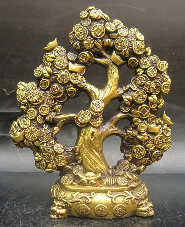 

wholesale bronze factory Copper decoration lucky tree Bronze crafts