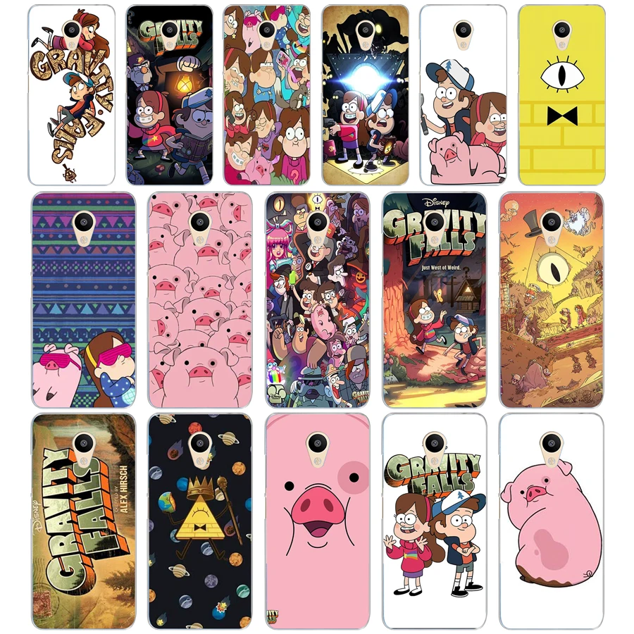 

73D Design Cartoon Anime Gravity Falls Family Art Hard Cover Case for Meizu M2 M3S M3 M3S M5S Mini M3 note M5 M6 M6 note U10 U20