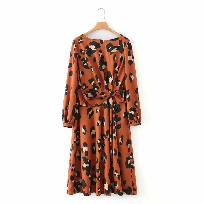 

Fangfang 50 - printed A507 euramerican fashion long-sleeved dress