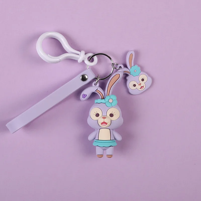Креативный мультфильм stelllalou Gelatoni медведь Lotso кукла-брелок для ключей подвеска модная женская сумка талисманы украшение Автомобильный держатель для ключей - Цвет: ZZ - 01