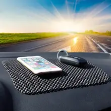 

GLCC Auto Non-Slip Sticky Pad Slip Mesh Rectangle Mat Pad Sticky Pad Cell Phone Holder Black Car Dashboard Anti Slip Stick