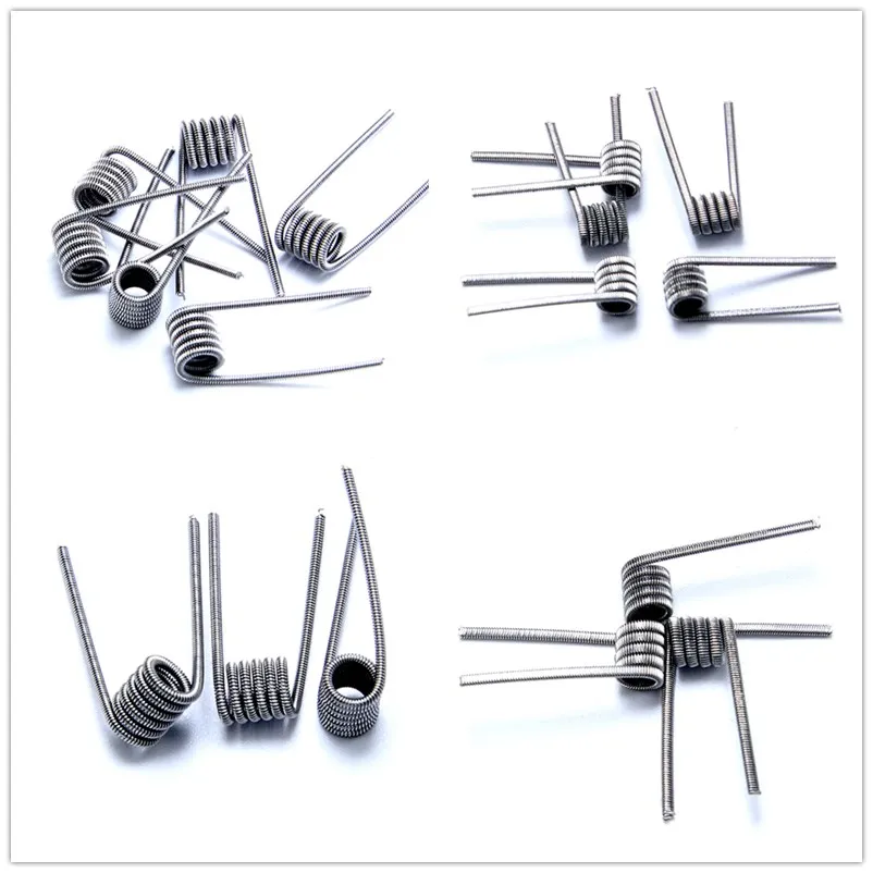 Готовые катушки 10 шт. A1/Alien Clapton/Alien V2/Fused Clapton и готовые SS316L для RDA RTA атомайзер мод DIY
