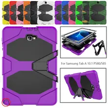 Armor Kickstand Case Funda For Samsung Galaxy Tab A A6 10.1 P580 P585 Case Cover Tablet Shockproof Heavy Duty Stand Hang Shell Armor Kickstand Case Funda For Samsung Galaxy Tab A A6 10.1 P580 P585 Case Cover Tablet Shockproof Heavy Duty Stand Hang Shell