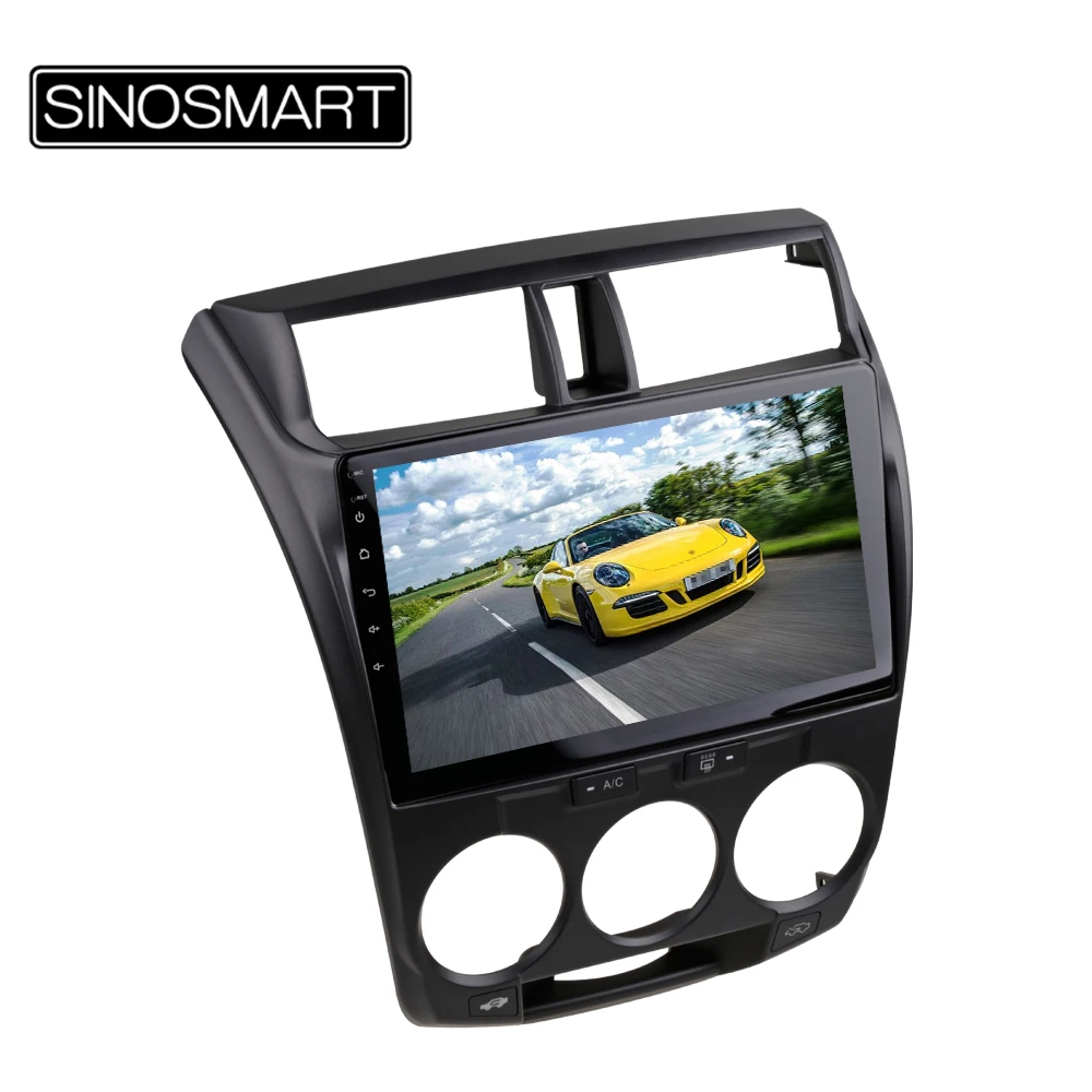 Top SINOSMART 2.5D IPS/QLED Screen 1G/2G Car Navigation GPS Player for Honda City, Android 8.1 32EQ DSP, 4G SIM Card Slot Optional 1 Top SINOSMART 2.5D IPS/QLED Screen 1G/2G Car Navigation GPS Player for Honda City, Android 8.1 32EQ DSP, 4G SIM Card Slot Optional 1