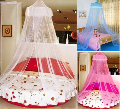 

HOT Cute Baby Princess Canopy Crib Netting Dome Bed Mosquito Net for Nursery