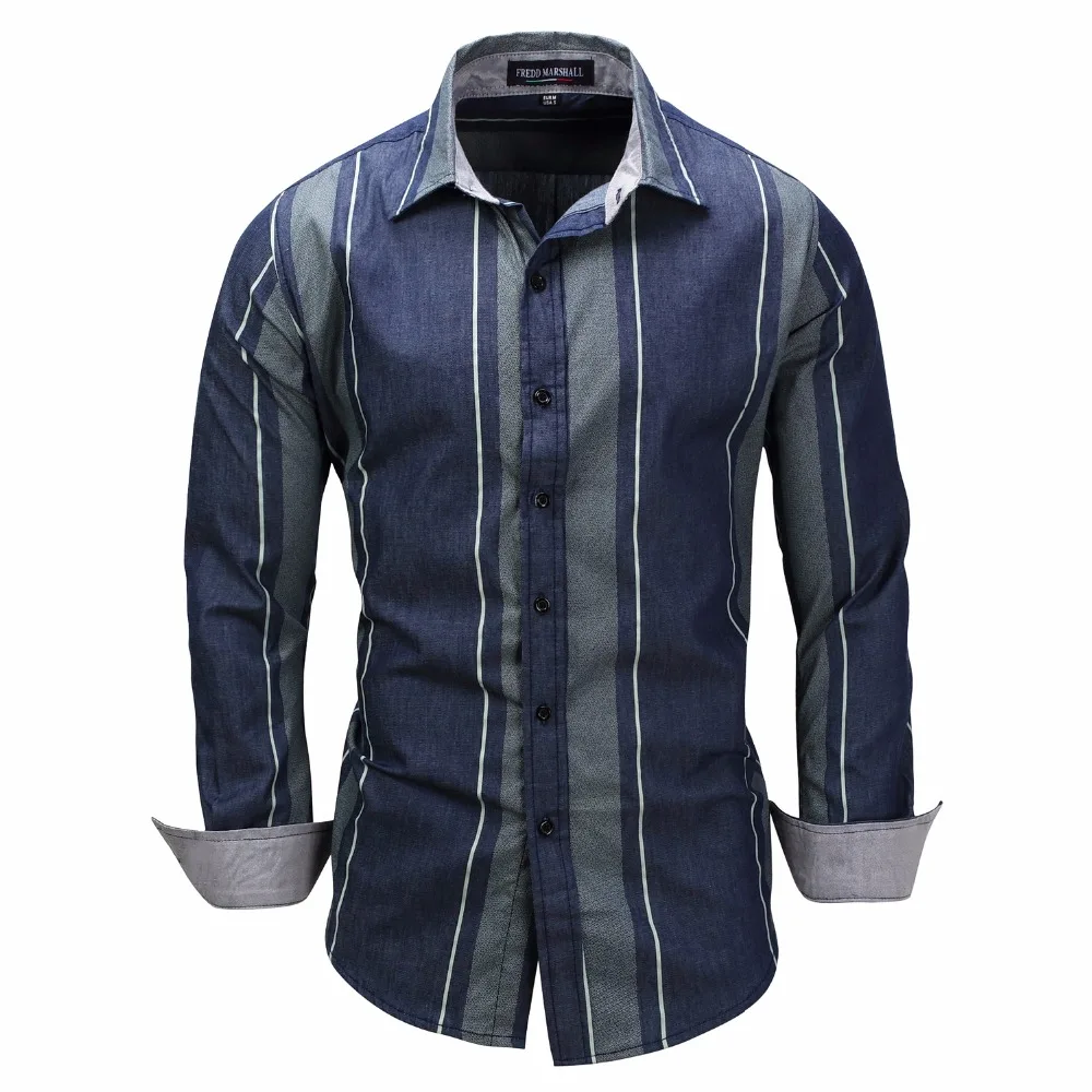 New Spring Autumn Cotton Dress Shirts High Quality Mens Casual Shirt
