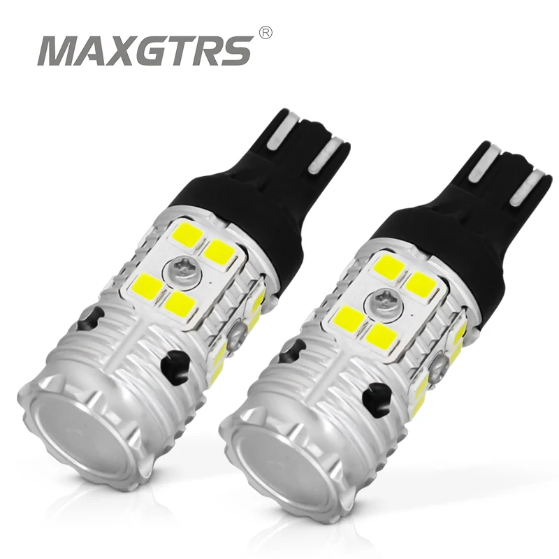 

2X 1000Lm W16W T15 LED Bulbs Canbus OBC Error Free LED Backup Light 921 912 W16W LED Bulbs Car reverse lamp Xenon White