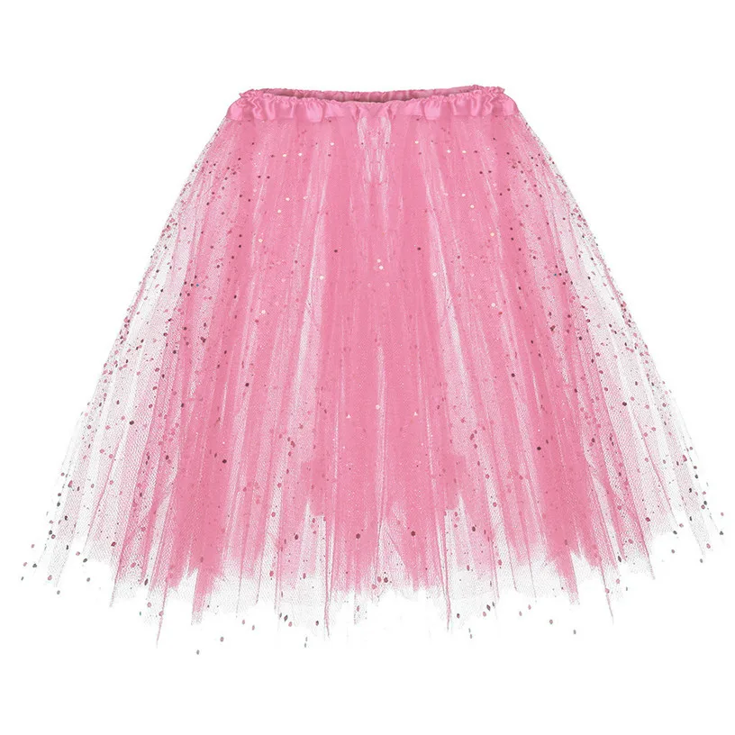 

Women Adult Dancewear Tutu Pettiskirt Princess Party Skirts Mini Dance summer short skirts space candy-colored tutu skirts 4FN