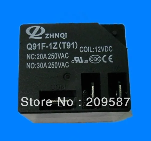 

2pcs Q91F-1Z(T91) DC12V Electrical PCB Type Power Relay