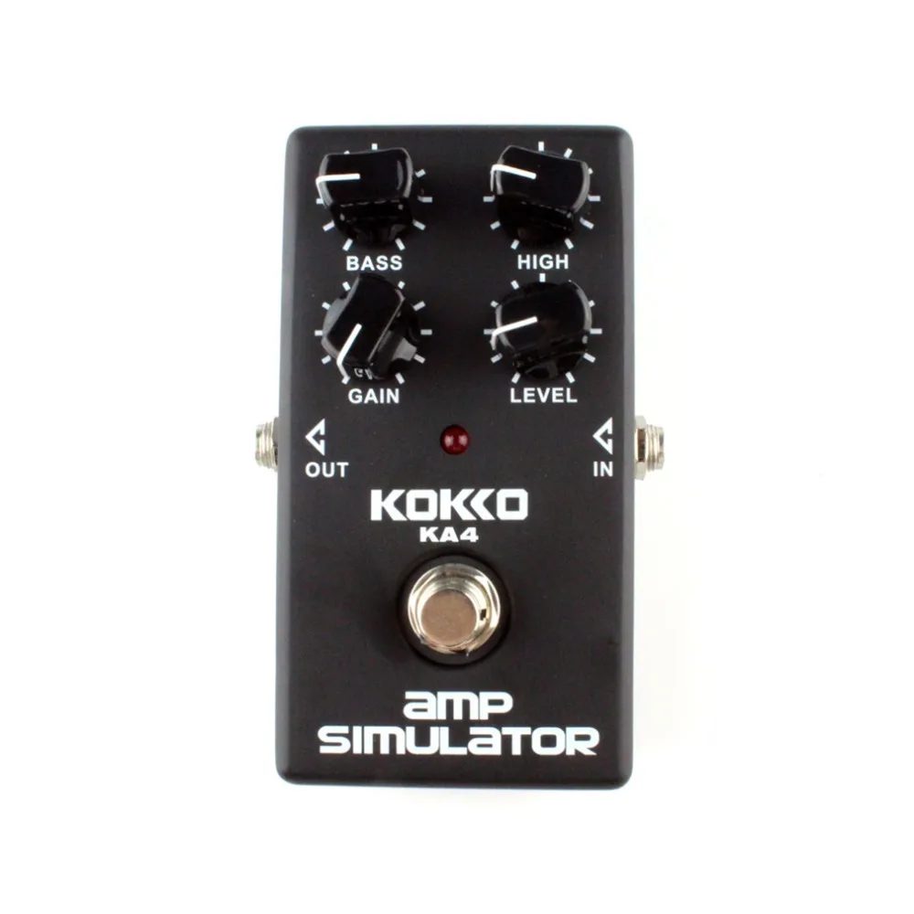 

KOKKO Mini Vintage Guitar Effect Pedal Guitarra Overdrive Booster High-Power Tube Guitar Box Head Simulation Effect Device KA4