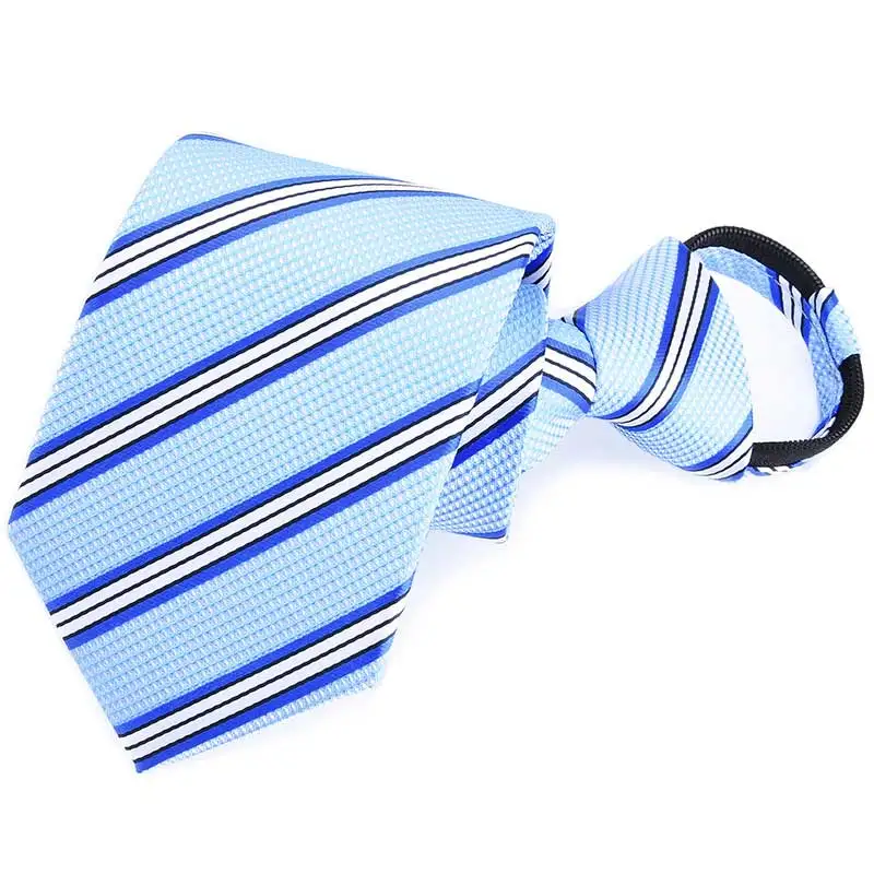 Галстук с молнией 8 см классический мужской деловой формальный свадебный галстук 8 см Полосатый галстук для шеи модные аксессуары для рубашек - Цвет: Y8106CX
