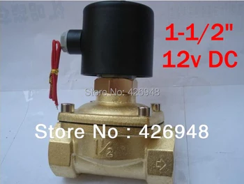 

1-1/2" dn40 Normal Close Brass material Electric Solenoid Valve 12V DC VOLTAGE used for Water, Air, Fuels,OIL