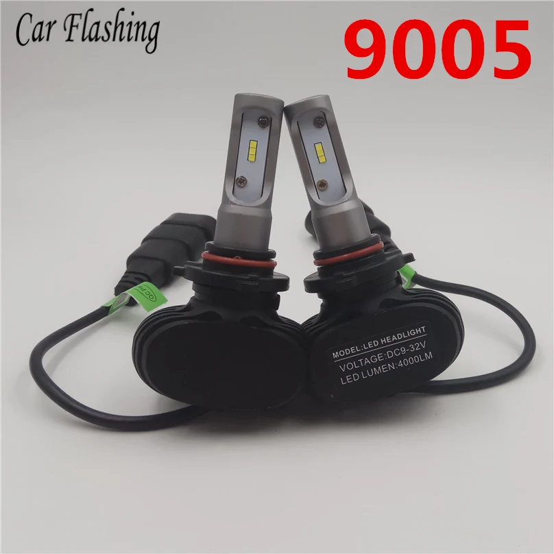 

Car Flashing 2pcs S1 H1 Bulb H7 H11 H4 9005 9006 LED Headlight 50W 8000LM Auto N1 HB4 Auto HB3 Bulb Fog Light 6500K CSP Lamp