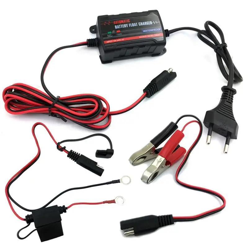 

6V 12V Intelligent Fully Automatic Battery Float Charger Maintainer with EU Plug