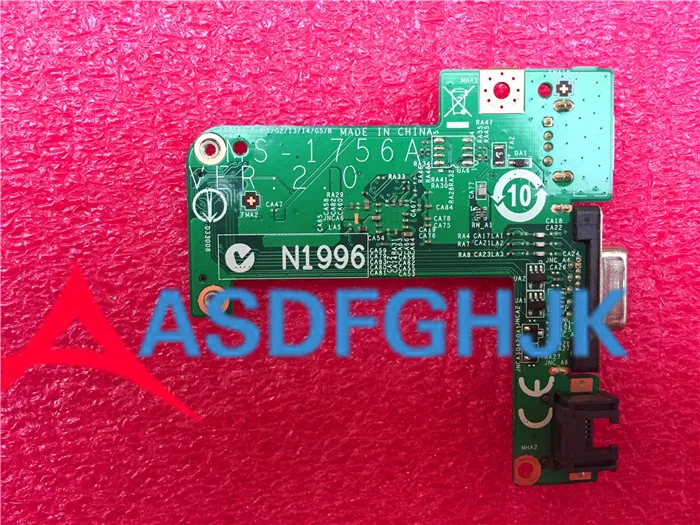 

Laptop VGA USB Ethernet Card Board for MSI GE60 GE70 MS-1756 MS-17561 MS-1756A