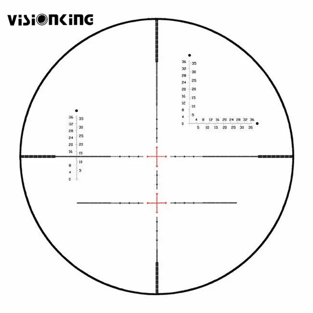 Cheap Visionking 10-40x56 T Waterproof Hunting Riflescope Outdoor Military Tactical Riflescope W/11mm Mounting Rings&Honeycomb Hoods