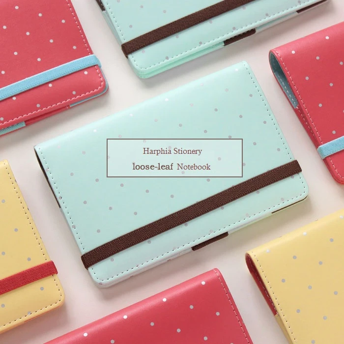 Harphia マカロンアジェンダ詰め替えノートブックドットプランナー A5 A6 かわいいガールスウィートシステム手帳ベルトオーガナイザーバインダー Organizer Binder Planner A5refillable Notebook Aliexpress