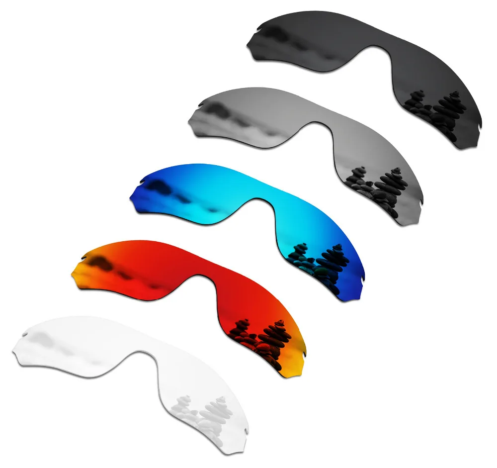 PROD 32993818292 SmartVLT 5 Pieces Polarized Sunglasses Replacement
Lenses for Oakley Radar Edge - 5 Colors