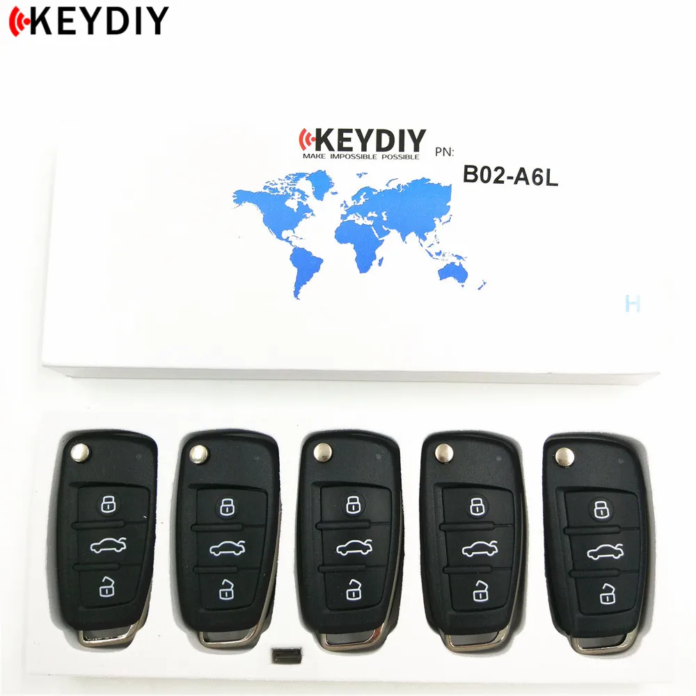 KEYDIY 5 шт. новый пульт дистанционного управления KD900 серии B KD B02 A6L Автомобильный